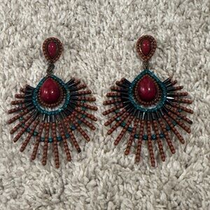 Guinevere Beaded Drop Earrings